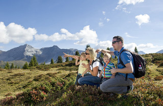 Wanderausflug mit der Familie in die Aroser Berge